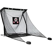 アスリート　ゴルフ練習ネット Amazon | ゴルフネット 練習用 屋外 室内 2m ターゲット幕付き